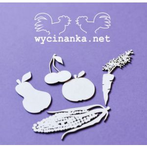 Tekturka Wycinanka Na Wsi - Plony, 5szt